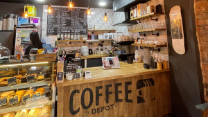 Coffee Depot Lincoln counter 